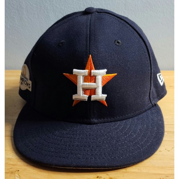 New Era 9Fifty Men's Cap Houston Astros World Series 2017 Navy Blue Snapback Hat - Picture 1 of 7